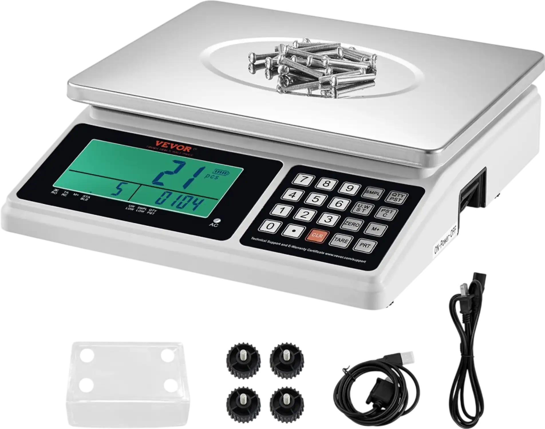 Vevor Counting Scale 66.13 lbs Digital Industrial Parts and Coins Scale New