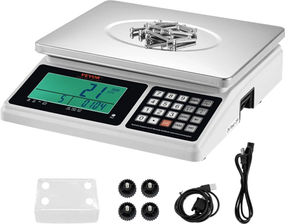 Vevor Counting Scale 66.13 lbs Digital Industrial Parts and Coins Scale New