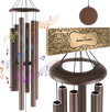 VEVOR Wind Chimes for Outside, 50", Deep Tone Wind Chimes with 6 Tubes, Unique Large Memorial Wind Chimes for Anniversary, Amazing Outdoor Decor for Your Patio, Porch, Garden and Backyard, Copper Vein
