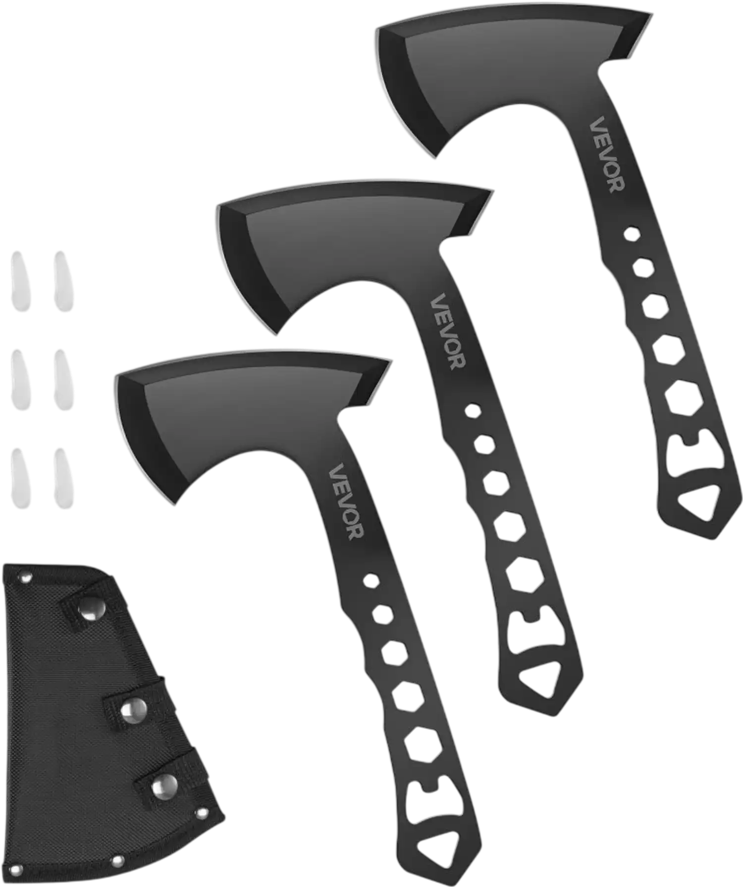 Vevor Throwing Axe 3-Pack Stainless Steel Hatchet Set New