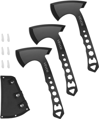 Vevor Throwing Axe 3-Pack Stainless Steel Hatchet Set New