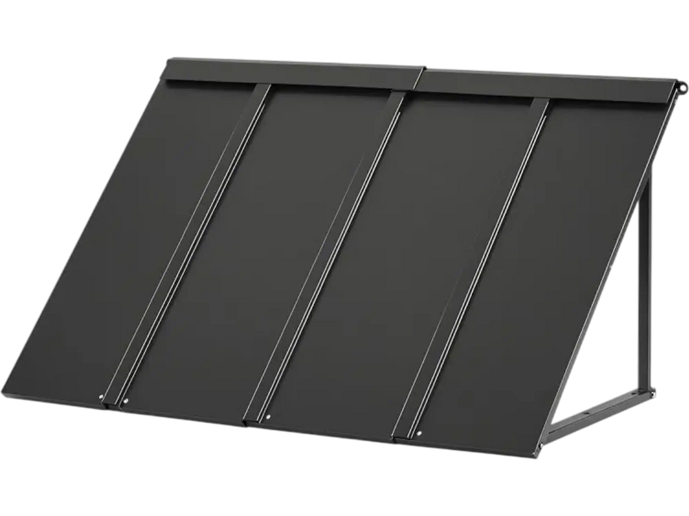 VEVOR Fixed Metal Awning 44 x 24 in, Window Awning Door Canopy, Stable Triangle Steel Frame Awnings for Doors Exterior Rain, and Snow Sunlight Protection for Door Entrance, Windows, Porches, Balconies