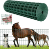 VEVOR Farm Fence, 39 x 984 in, 2 x 4 in Mesh 2.1mm Galvanized Steel Wire Fencing for Cattle, Hog & Sheep, Heavy Duty Vinyl Coated Livestock Fence for Animal Enclosures, Cage Wire, Garden Fences, Green