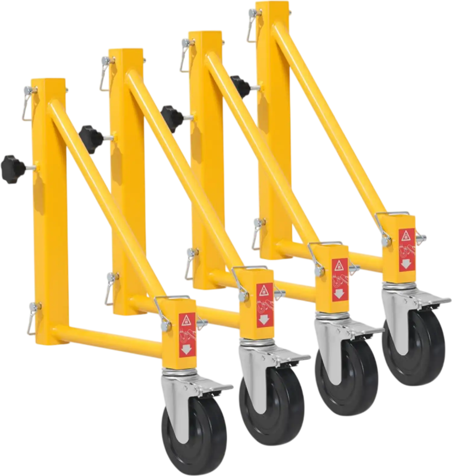 Vevor Scaffold Outriggers Baker-Style with Swivel Casters 4-Pack 1000 lbs Capacity New