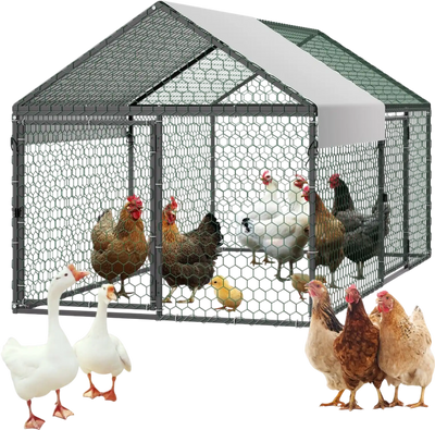 Vevor Chicken Coop 3.3' x 6.6' x 3.3