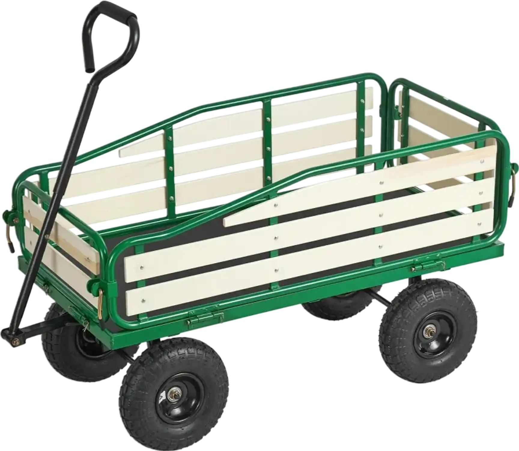 Vevor Wagon Pull-Along Kids Utility Cart with Foldable Wooden Panels 39