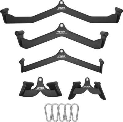 Vevor Exercise Machine Attachment LAT Pulldown T-Bar V-Bar 5 Set New