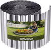VEVOR Galvanized Steel Landscape Edging, 50 ft x 6 in Metal Edging for Landscaping with Gloves, Easy-to-Install Bendable Metal Strips, Heavy Duty Metal Garden Edge Border for Flower Bed, Yard Pathway