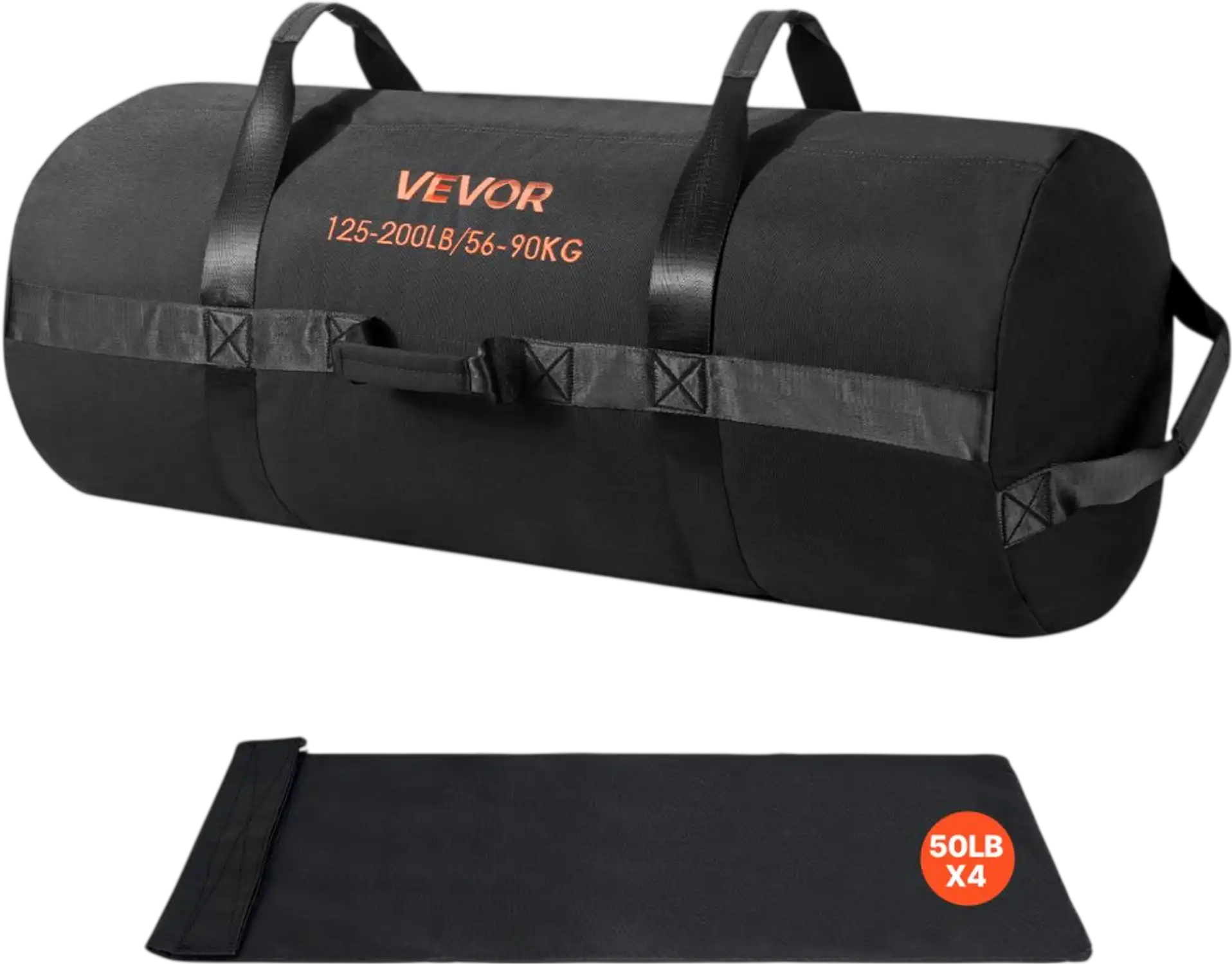Vevor Sandbag Heavy-Duty Workout Fitness Training Bag 125-200 lbs New
