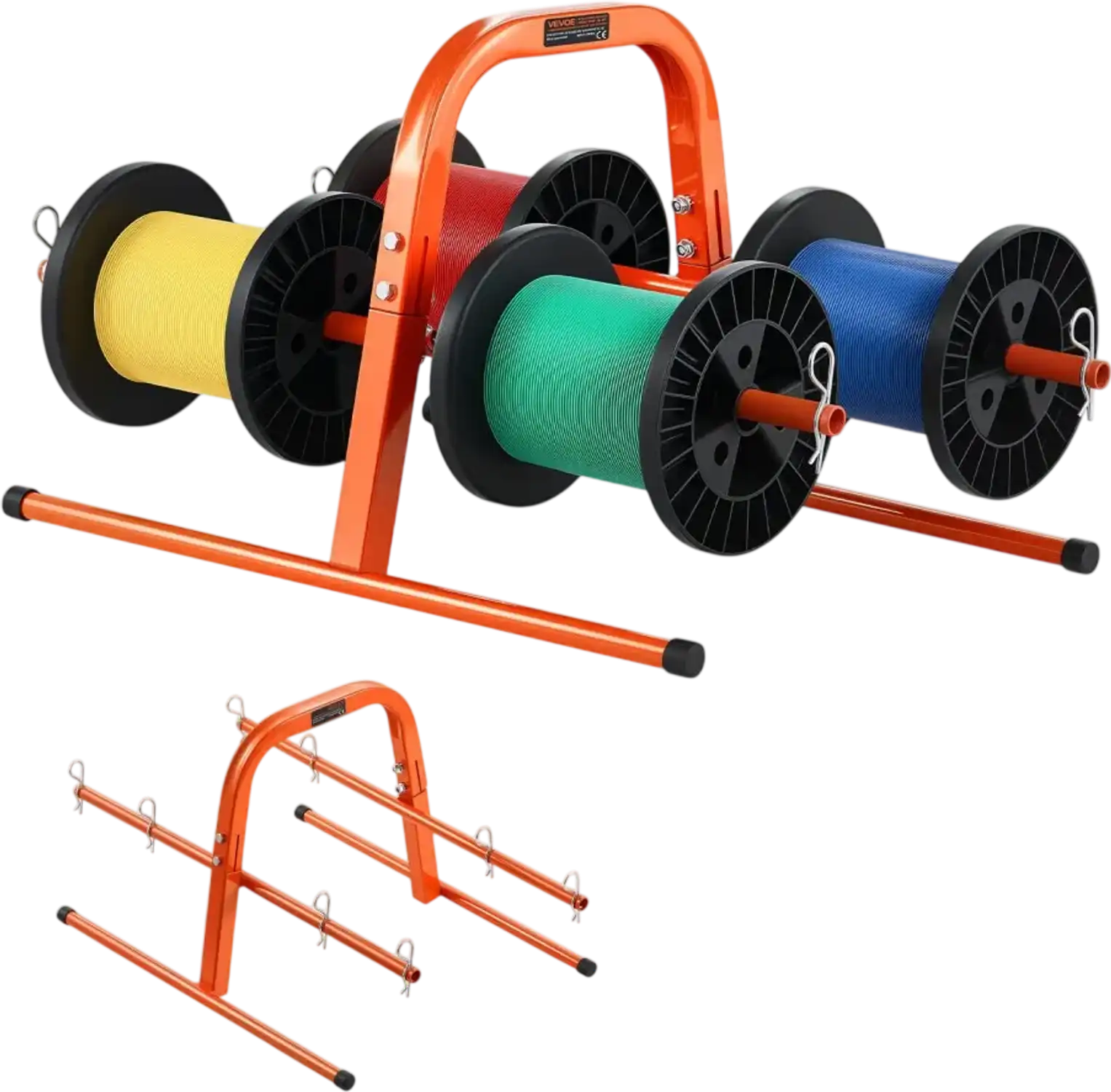Vevor Wire Spool Rack Portable Hand Caddy New