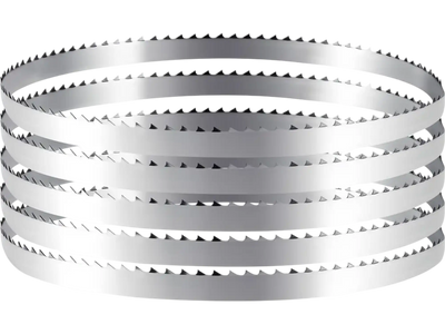 VEVOR Bandsaw Blade, 72 Inch Length, 4 TPI Band Saw Blade with 18 HRC Hardened Sharp Teeth, SK5 High-Strength Carbon Steel, 0.5 Inch Width, Replacement for Major Woodworking Band Saw Brands, 1 Pack