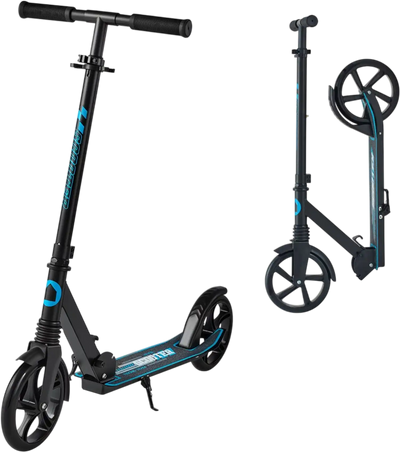 Vevor Kick Scooter Adjustable Height Foldable 2-Wheel Kids Teens Adults Black Blue New