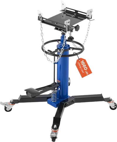 Vevor Transmission Jack Hydraulic 1660 lbs 34.6-69.3