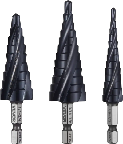 Vevor Step Drill Bit Set 1/8