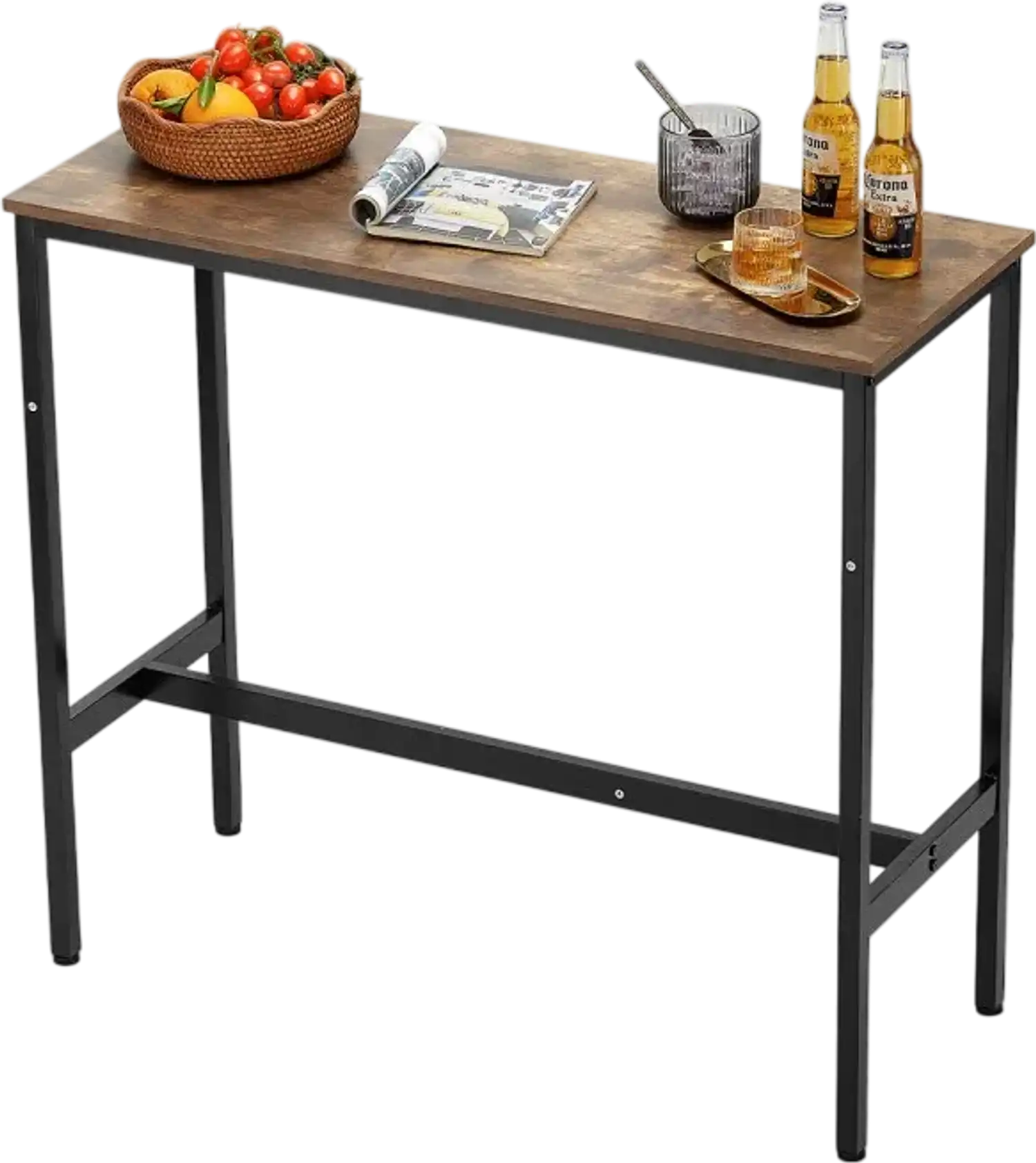Vevor Bar Table Narrow Long High Top Pub Table 39
