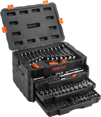VEVOR Mechanics Tool Set and Socket Set, 1/4