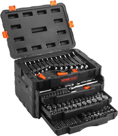 VEVOR Mechanics Tool Set and Socket Set, 1/4