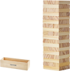 VEVOR Tumbling Timber Toy, 54 Blocks Tumble Tower Blocks Game, Pine Wood Tumbling Tower Game with Storage Crate, Multiple Ways to Play Wooden Stacking Game, Tumble Tower Family Game for Indoor/Outdoor