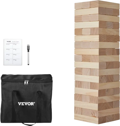 Vevor Tumbling Timber Toy Medium Tumble Tower Block Game New