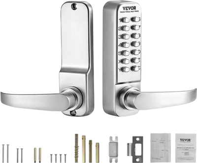 Vevor Mechanical Keypad Door Lock Keyless Entry Handle New