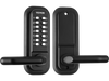 VEVOR Mechanical Keyless Entry Door Lock, 14 Digit Keypad, Embedded Outdoor Gate Door Locks Set with Keypad and Handle, Water-proof Zinc Alloy, Easy to Install, for Garden, Garage, Yard, Storage Shed