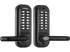 VEVOR Mechanical Keyless Entry Door Lock, 14 Digit Keypad, Double-sided Embedded Outdoor Gate Door Locks Set with Handle and Keypad, Water-proof Zinc Alloy, Easy to Install, for Yard, Garden, Garage