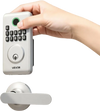 VEVOR Keyless Entry Door Lock with Handle Set, Electronic Keypad Deadbolt with Lever Handles, Pioneering Easy-Grip Design, Customizable User Codes, Keyed Entry, Auto Lock, Anti-Peeking, Silver