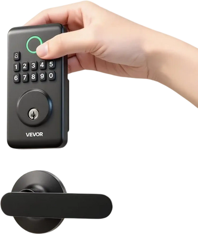 Vevor Keypad Door Lock Keyless Entry Handle Set Matte Black New