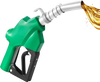 VEVOR 1 Inch NPT Automatic Fuel Nozzle, Max Flow Rate 21.6 GPM, Auto Shut Off Diesel Gas Pump Nozzle with 3-Speed Trigger Lock & 1-3/16 in (OD=30.1 mm) Spout for Gasoline, Diesel, Kerosene, Green