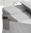 VEVOR Bed Wedge Pillow for Headboard, Queen Size, 60"x10"x6" Bed Gap Filler, Fill 0-7" Gap Between Headboard and Mattress, 25D Foam Mattress Wedge Headboard Pillow with Side Pocket, for Backrest, Gray