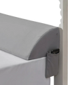 VEVOR Bed Wedge Pillow for Headboard, King Size, 76"x8"x6" Bed Gap Filler, Fill 0-5" Gap Between Headboard and Mattress, 25D Foam Mattress Wedge Headboard Pillow with Side Pocket, for Backrest, Gray