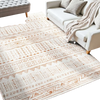 VEVOR Area Rug, 5 x 8 ft Large Washable Rug, Non-Slip and Tear-Resistant Soft Carpet, Pet & Child Friendly Modern Area Rugs, Indoor Mat for Bedroom, Office, Living Room, Kids Room, Entryway, Beige