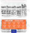 VEVOR Fast-Blow Glass Fuses Assortment Kit, 120 Pcs 125 Volt, 5 x 20 mm 1A 2A 3A 4A 5A 8A 10A, 3.6 x 10 mm 2.5A 3A 5A Tube Fuses, Suitable for Electrical Boxes, LED Strips, Electronics, Appliances