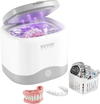 VEVOR Ultrasonic Cleaner for Dentures, 200ML Retainer Cleaner Machine with UV Light, 30W Cleaning Machine for Dental, Retainer, Aligner, Braces, Mouth Guards, Toothbrush Head, Shaver Head, Jewelry