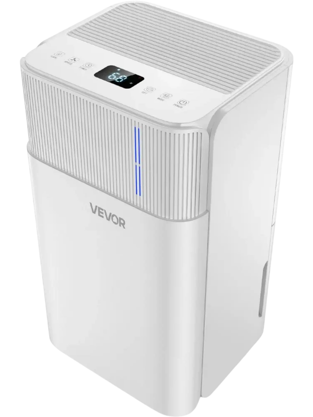 VEVOR 30 Pints Dehumidifier for Home & Basement, Drain Hose for Commercial & Industrial Use, Smart Humidity Control, Low Noise for Large Rooms, Warehouses, Bedrooms & Storage, Large Coverage,White