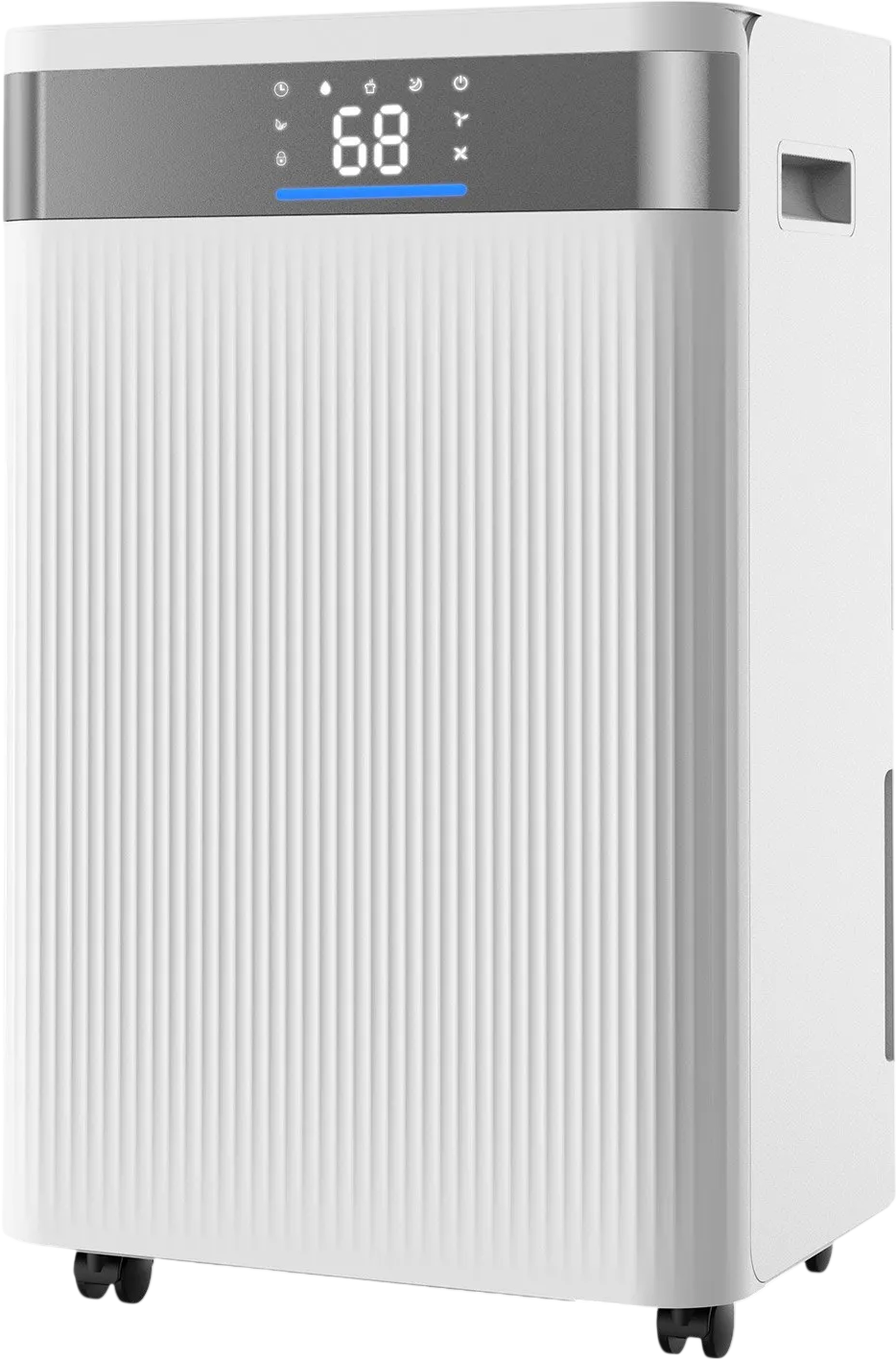 VEVOR 52 Pints Dehumidifier for Home & Basement, Drain Hose for Commercial & Industrial Use, Smart Humidity Control, Low Noise for Large Rooms, Warehouses, Bedrooms & Storage, Large Coverage,White