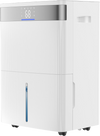 VEVOR 80 Pints Dehumidifier for Home & Basement, Drain Hose for Commercial & Industrial Use, Smart Humidity Control, Low Noise for Large Rooms, Warehouses, Bedrooms & Storage, Large Coverage,White