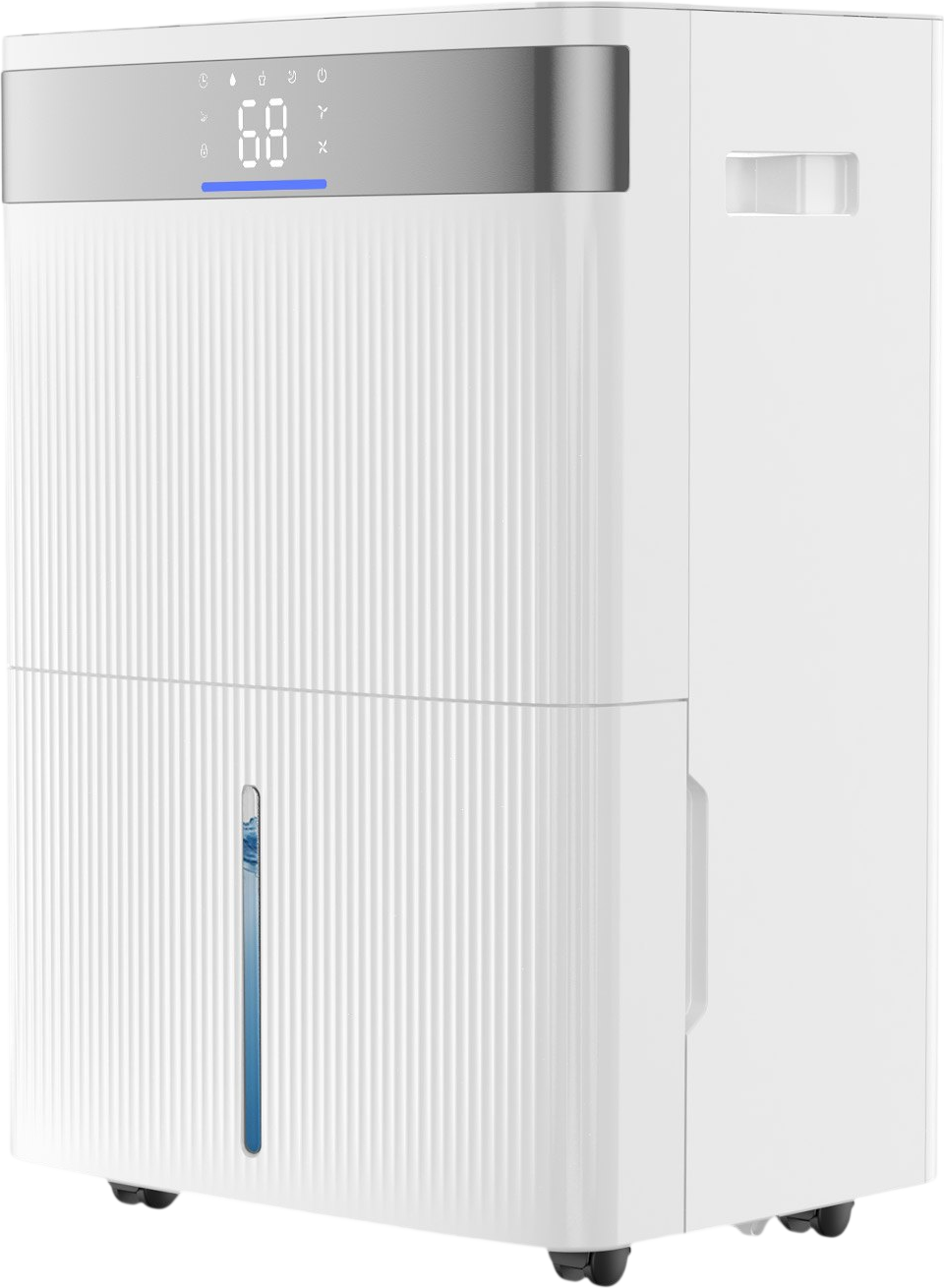 VEVOR 80 Pints Dehumidifier for Home & Basement, Drain Hose for Commercial & Industrial Use, Smart Humidity Control, Low Noise for Large Rooms, Warehouses, Bedrooms & Storage, Large Coverage,White