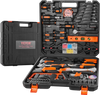 VEVOR Tool Kit, 216 Piece General Household Hand Tool Set, Home Repairing Tool Kit with Portable Tool Storage Case, High-Quality Steel, for Home Maintenance, DIY Projects, and Automotive Repair