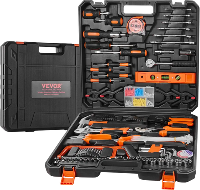 Vevor Tool Kit 216-Piece General Household Hand Tool Set with Portable Storage Case New