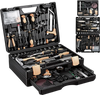 VEVOR Tool Kit 394-Piece General Household Tool Kit for Home Maintenance, For Everyday House Repairs and DIY Projects, with Portable Storage Case, High-Quality Steel, with Hammer, Wrench, Pliers