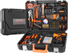 VEVOR Tool Kit, 146 Piece General Household Hand Tool Set, with Electric Drill and Portable Tool Storage Case, High-Quality Steel, for Home Maintenance, DIY Projects, and Automotive Repair