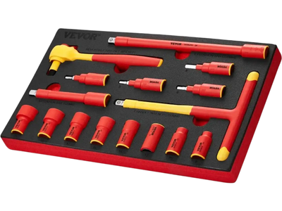 Vevor Insulated Socket Set 16-Piece 1000V Wrench Tool New