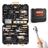 VEVOR Tool Kit 245-Piece General Household Tool Kit for Home Maintenance, For Everyday House Repairs and DIY Projects, with Portable Storage Case, High-Quality Steel, with Hammer, Wrench, Pliers