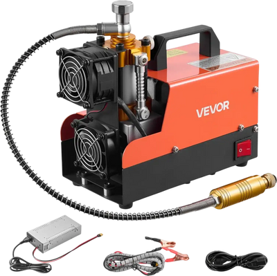 Vevor PCP Air Compressor 4500 PSI Portable Airgun & Paintball Tank Compressor New