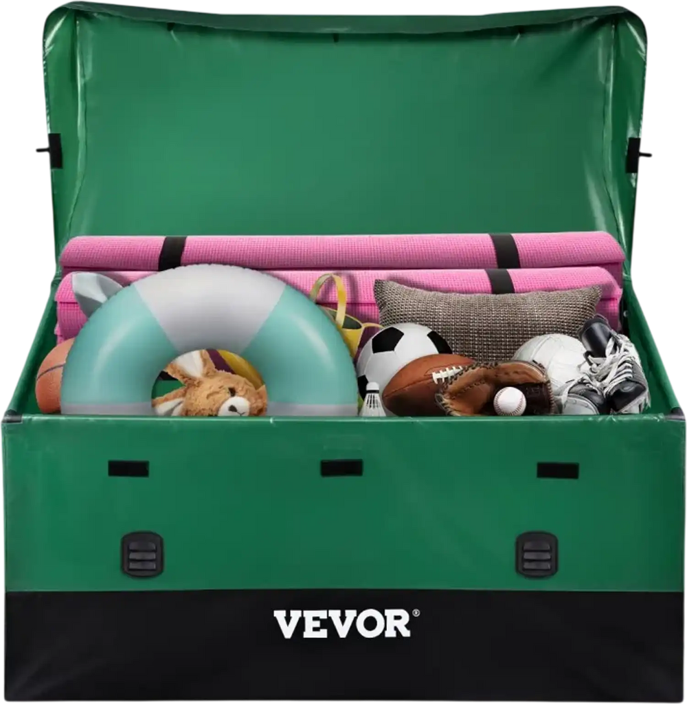 VEVOR Outdoor Storage Box Patio Deck Box 230 Gallon Waterproof PE Tarpaulin