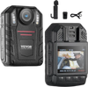 VEVOR 1440P HD Police Body Camera, 64GB Body Cam with Audio Video Recording Picture, Built-in 2850 mAh Battery, 2.0" LCD, Infrared Night Vision, Waterproof Personal Body Cam for Law Enforcement