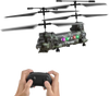 VEVOR RC Helicopter, 2.4GHz Military Remote Control Helicopter, 3.5 Channel RC Airplane for Kid, 20 Mins Flight Time, One-Key Takeoff/Landing & LED Lights, Flying Plane Toys for Kids Ages 8 and up