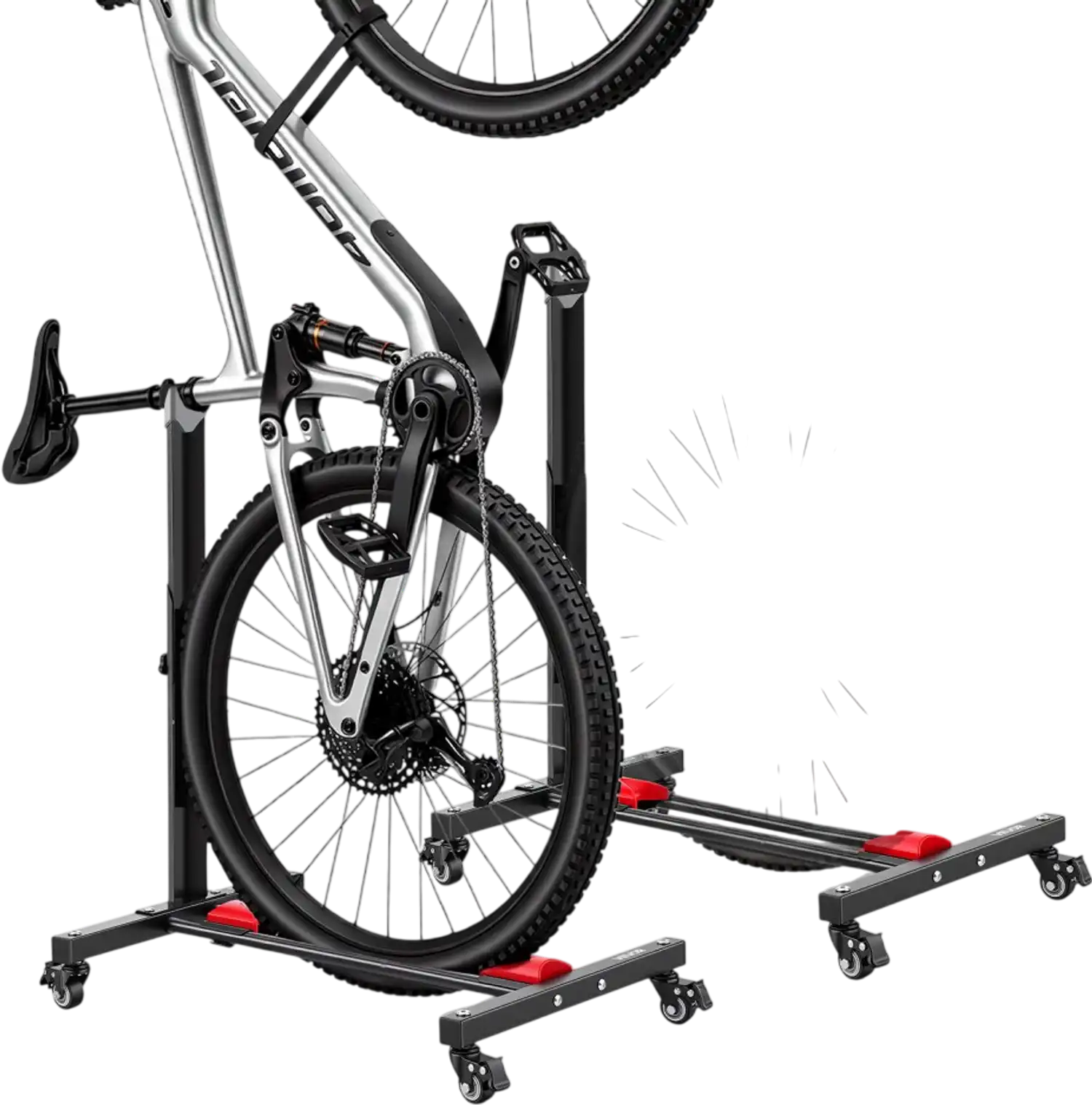 Vevor Bike Stand Freestanding Vertical Horizontal Storage Rack 2 Pack New