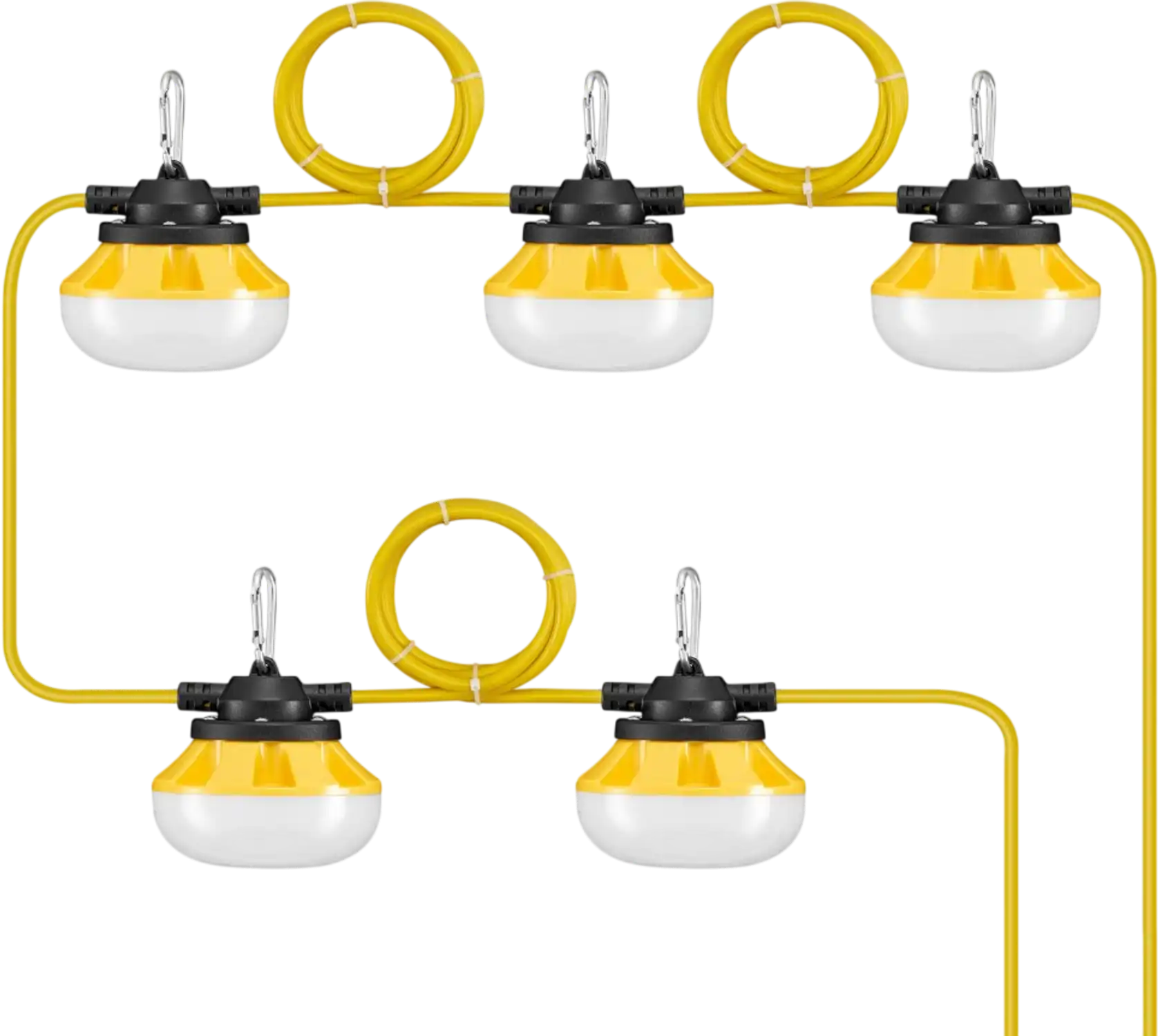 Vevor Construction String Lights 50' 50W 5000LM Connectable Waterproof Work Lights New